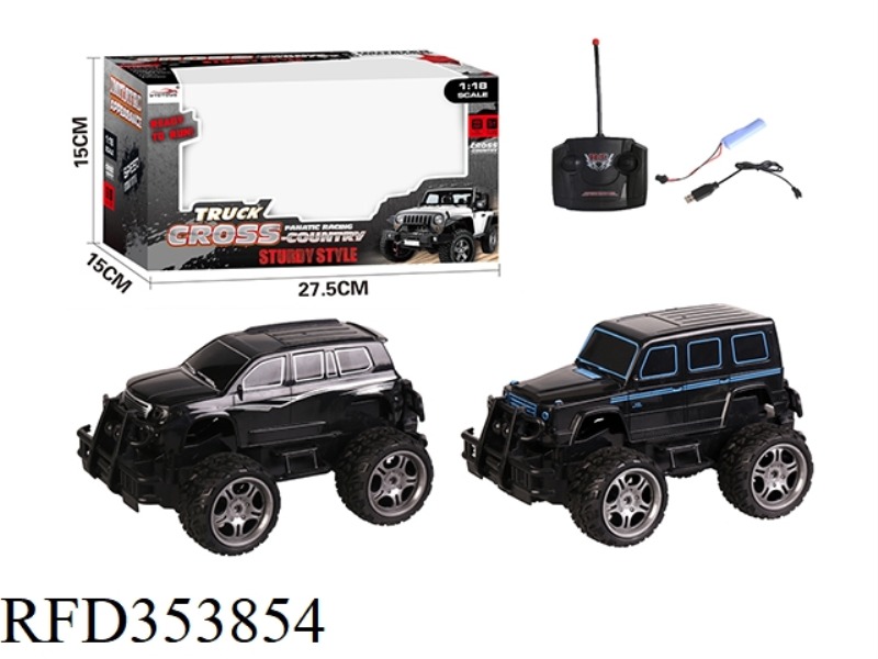 1:18 4-CHANNEL REMOTE CONTROL OFF-ROAD VEHICLE（INCLUDE）