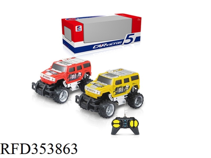 1:24 PAD PRINTING HUMMER JEEP OFF-ROAD FOUR-CHANNEL REMOTE CONTROL CAR (NOT INCLUDING BATTERY)