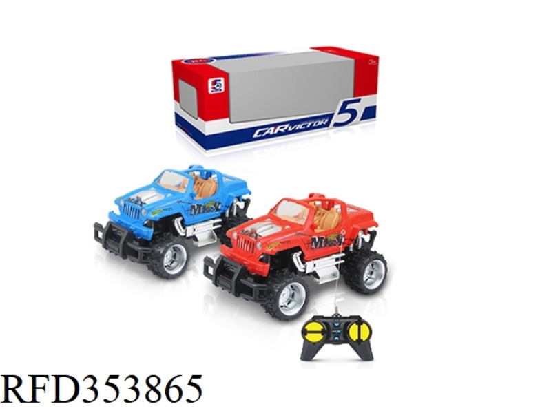 1:24 PAD PRINTING DODGE CROSS-COUNTRY FOUR-CHANNEL REMOTE CONTROL CAR (NOT INCLUDING BATTERY)