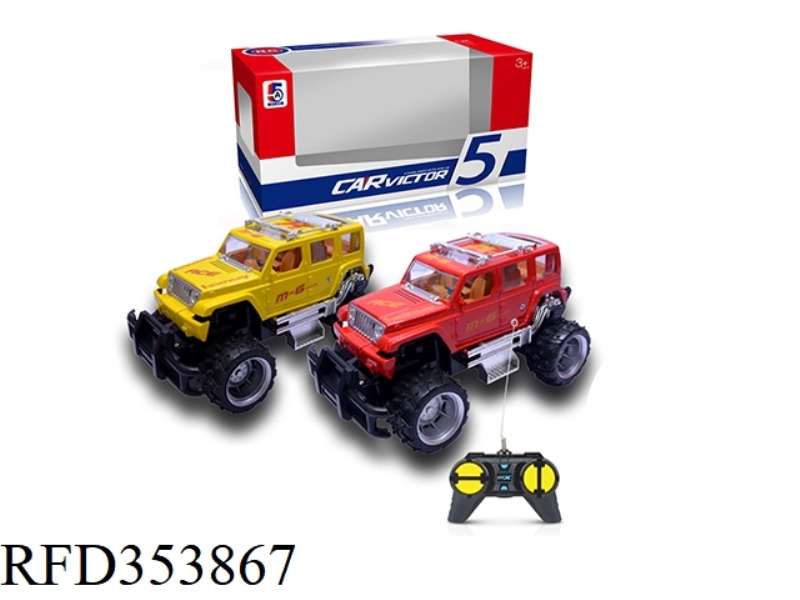 1:24 SIMULATION JEEP OFF-ROAD FOUR-CHANNEL REMOTE CONTROL CAR (NOT INCLUDING BATTERY)
