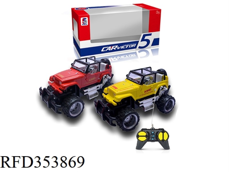 1:24 SIMULATION WRANGLER CROSS-COUNTRY FOUR-CHANNEL REMOTE CONTROL CAR (NOT INCLUDING BATTERY)