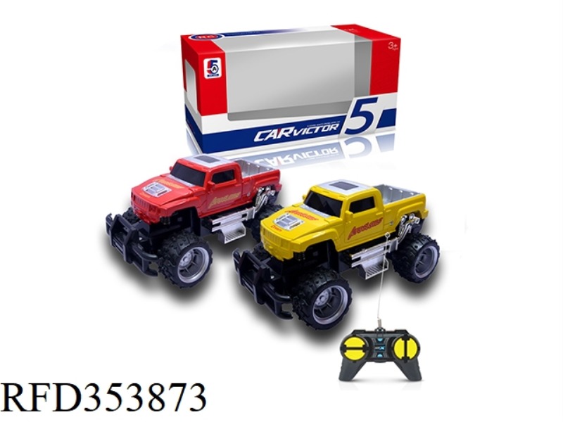 1:24 SIMULATION HUMMER PICKUP CROSS-COUNTRY FOUR-CHANNEL REMOTE CONTROL CAR (NOT INCLUDING BATTERY)