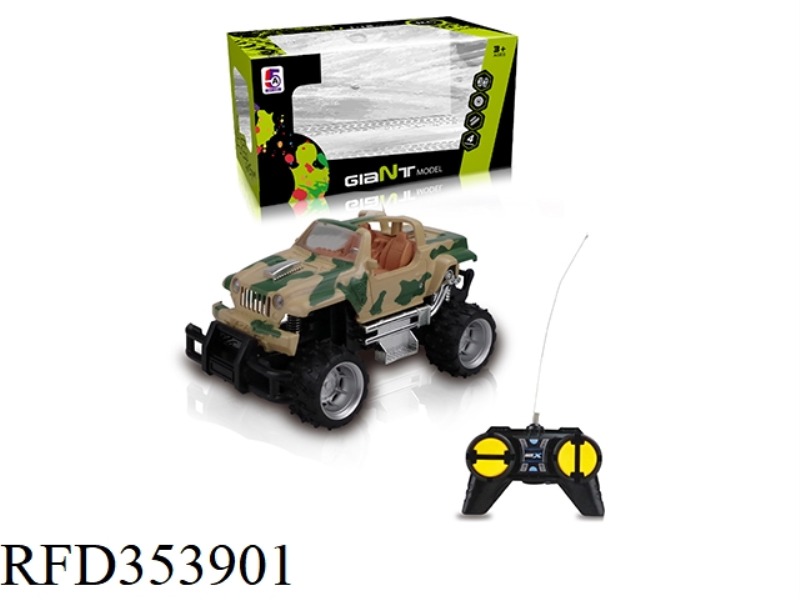 1:24 CAMOUFLAGE DODGE CROSS-COUNTRY FOUR-CHANNEL REMOTE CONTROL CAR (NOT INCLUDING BATTERY)