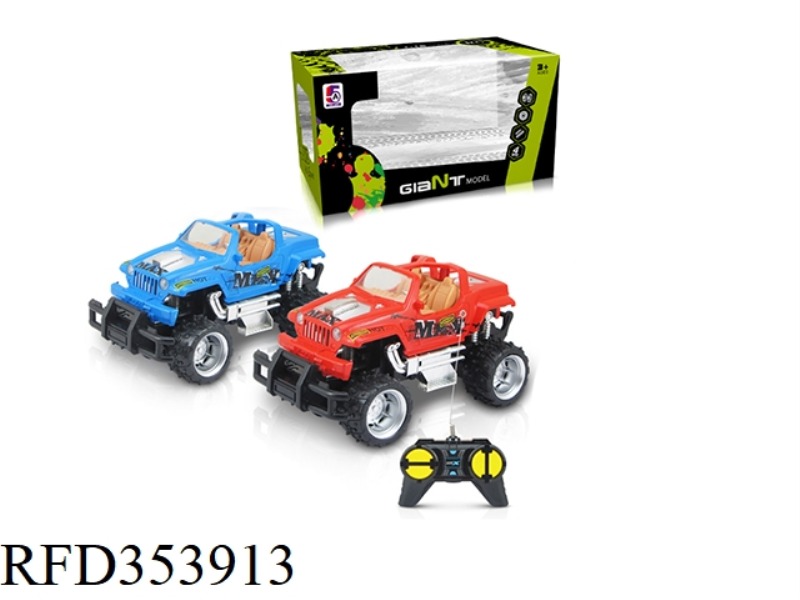 1:24 PAD PRINTING DODGE CROSS-COUNTRY FOUR-CHANNEL REMOTE CONTROL CAR (NOT INCLUDING BATTERY)