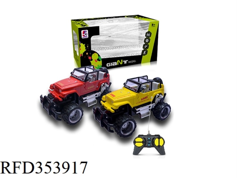 1:24 SIMULATION WRANGLER CROSS-COUNTRY FOUR-CHANNEL REMOTE CONTROL CAR (NOT INCLUDING BATTERY)