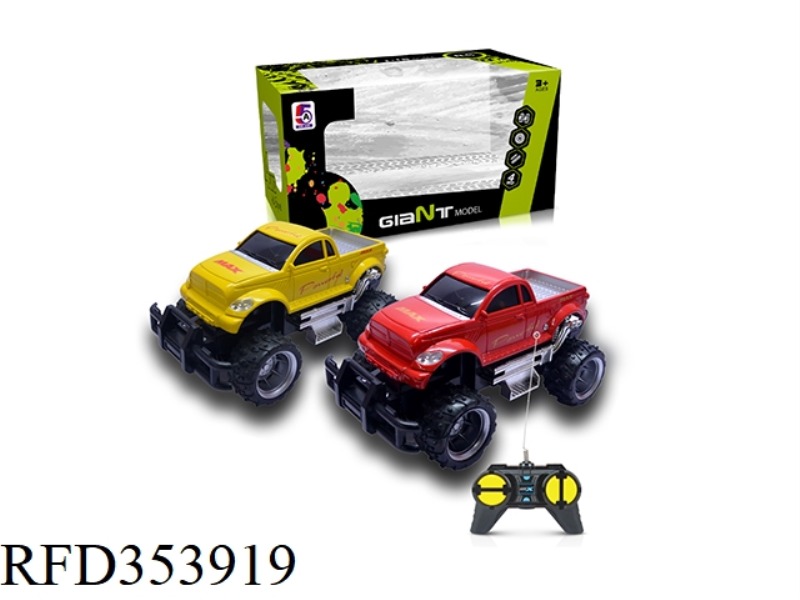 1:24 SIMULATION TOYOTA PICKUP OFF-ROAD FOUR-CHANNEL REMOTE CONTROL CAR (WITHOUT BATTERY)