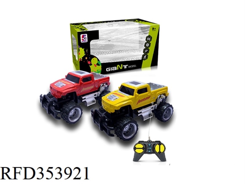 1:24 SIMULATION HUMMER PICKUP CROSS-COUNTRY FOUR-CHANNEL REMOTE CONTROL CAR (NOT INCLUDING BATTERY)