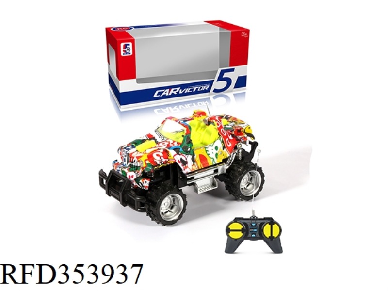1:24 WATER TRANSFER DODGE CROSS-COUNTRY FOUR-CHANNEL REMOTE CONTROL CAR (NOT INCLUDING BATTERY)