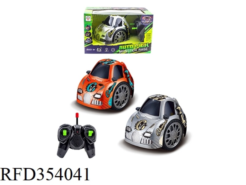 OCTOPUS REMOTE CONTROL CAR WITH LIGHT AND MUSIC 2.4G ORANGE/SILVER 2 COLORS MIXED