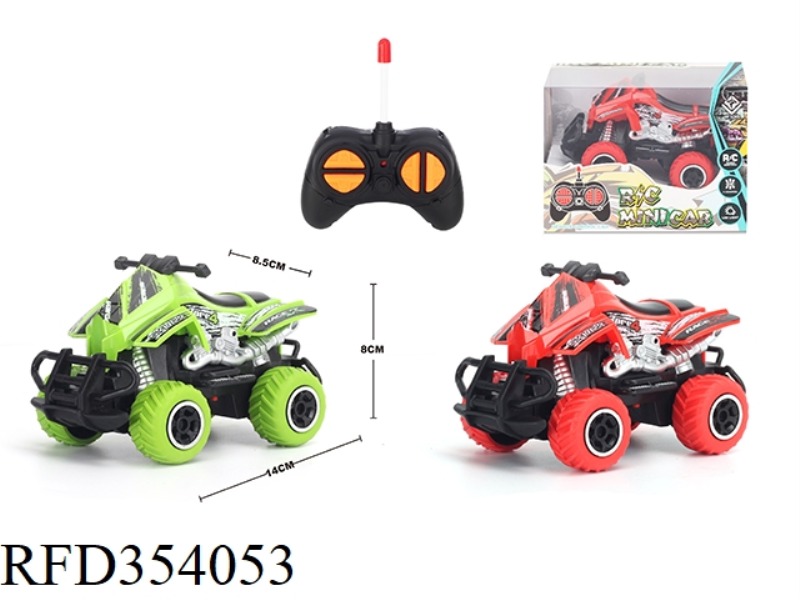 1:43 MINI BEACH MOTORCYCLE GRAFFITI CAR (NOT INCLUDE)