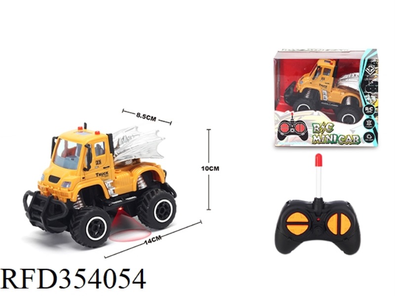 1:43 FOUR-WAY CROSS-COUNTRY GERMAN PICKUP REMOTE CONTROL CAR (WITHOUT BATTERY)