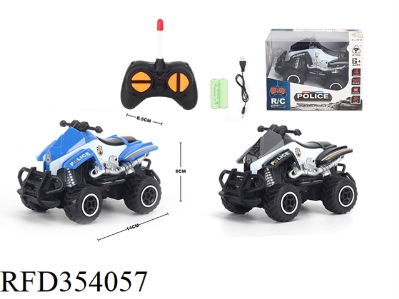 1:43 MINI BEACH MOTORCYCLE POLICE CAR (INCLUDE)