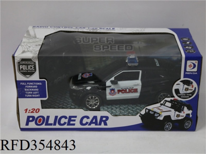 1:20 LIGHT SIMULATION LAND ROVER POLICE CAR