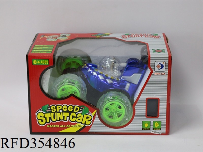 MUSIC STUNT ROTATING STAGE FLASHING LIGHT SWITCHING DUMP TRUCK