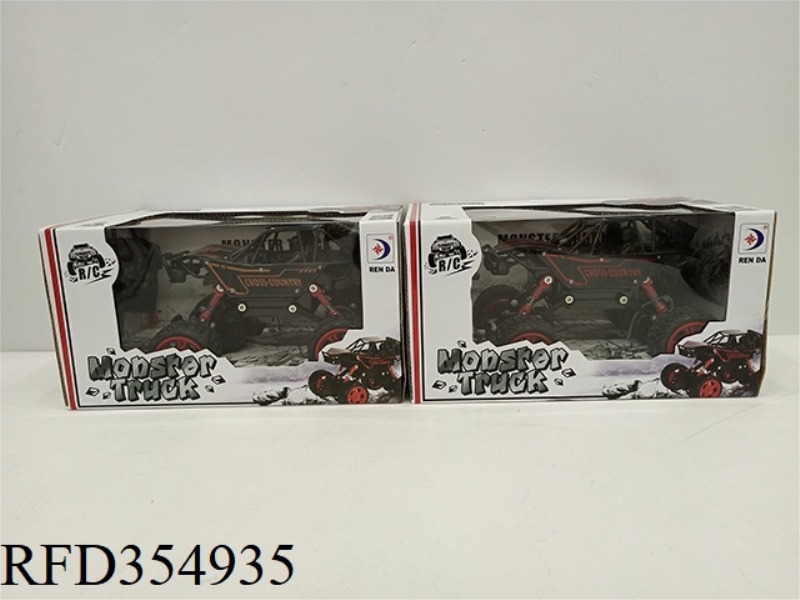 1:20 FOUR-CHANNEL OFF-ROAD VEHICLE, RED AND ORANGE 2 COLORS