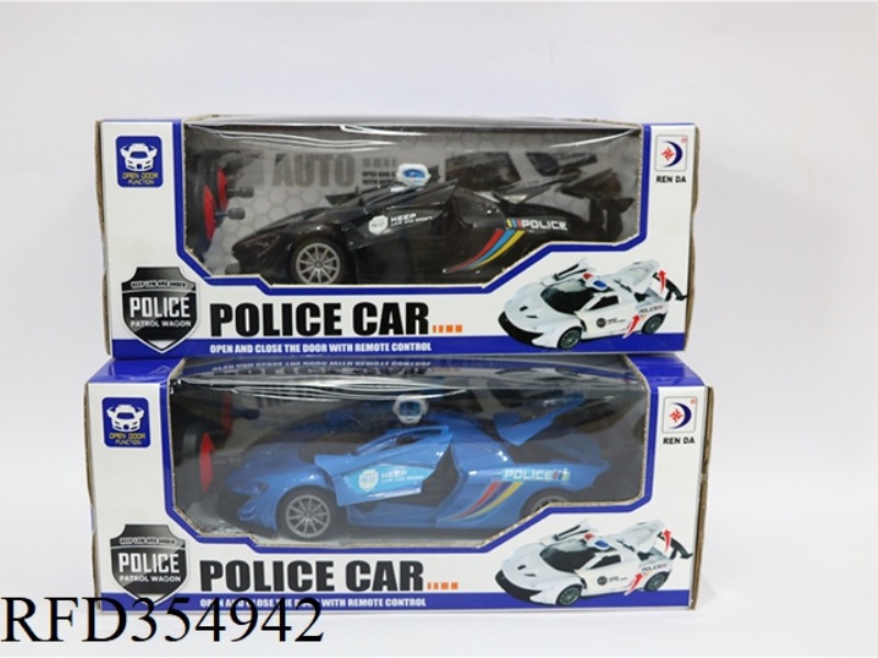 REMOTE CONTROL ONE-KEY OPEN DOOR SIMULATION POLICE CAR