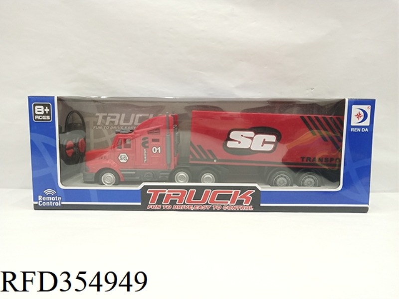 REMOTE CONTROL 4-CHANNEL SHORT CONTAINER TRUCK