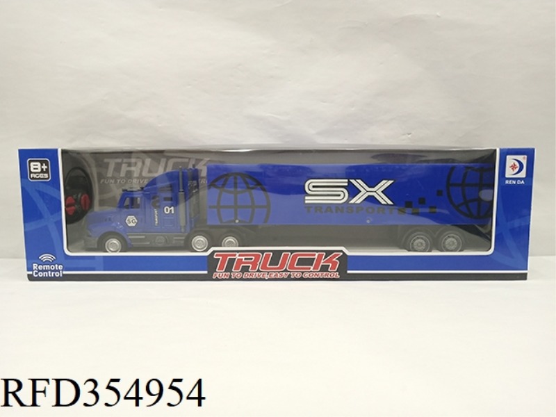 REMOTE CONTROL 4-CHANNEL LONG CONTAINER TRUCK