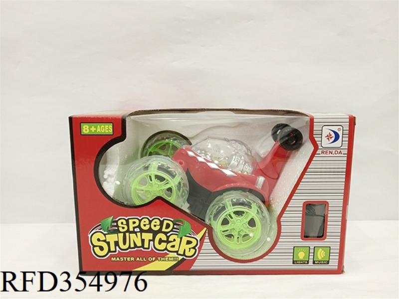 MUSIC FLASHING LIGHTS STUNT DUMP TRUCK