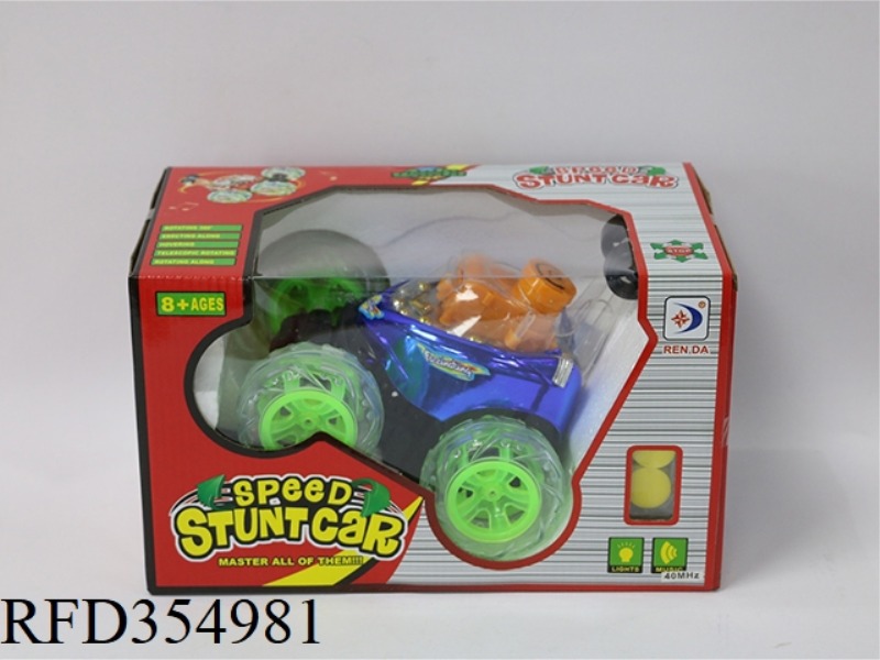 MUSIC FLASHING LIGHTS STUNT DUMP TRUCK