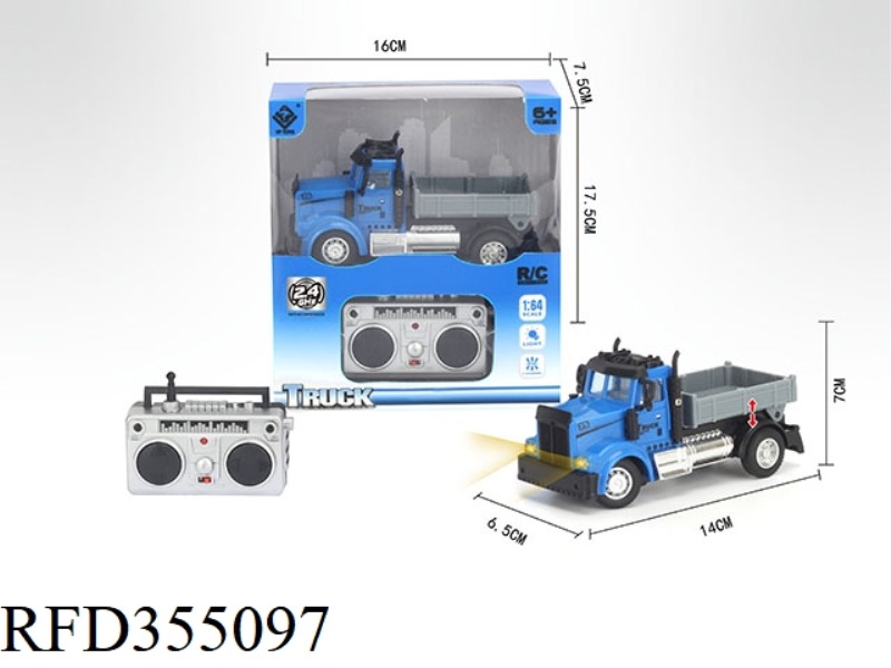 1:64 FOUR-CHANNEL 2.4G REMOTE CONTROL TRANSPORT TRUCK (NOT INCLUDE)