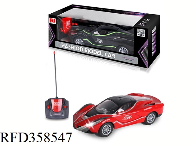 1:18 SIMULATION FERRARI FOUR-WAY REMOTE CONTROL CAR WITH HEADLIGHTS