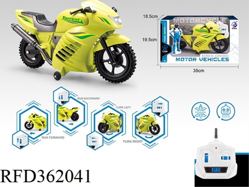 2.4G REMOTE CONTROL MOTORCYCLE/GREEN
