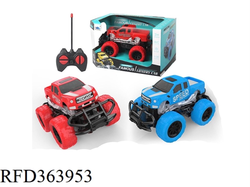1:28 FOUR-WAY CROSS-COUNTRY FORD REMOTE CONTROL CAR