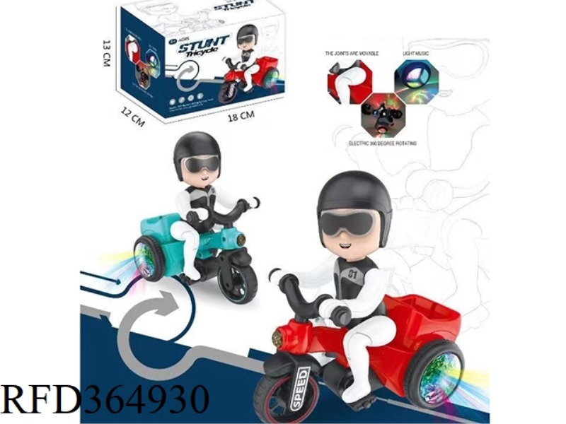 AN ELECTRIC STUNT TRICYCLE