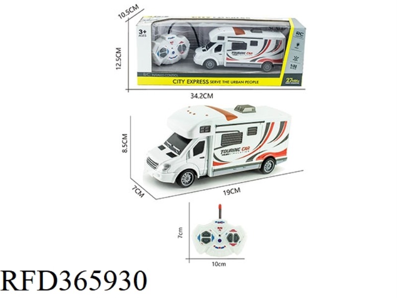 1:32 FOUR-WAY 27MHZ REMOTE CONTROL LIGHTING SIMULATION RV (NOT INCLUDING ELECTRICITY)