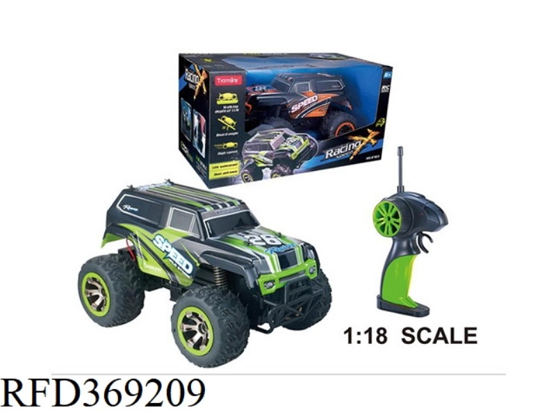 1:18 LARGE-WHEELED HIGH-SPEED CAR 2.4G