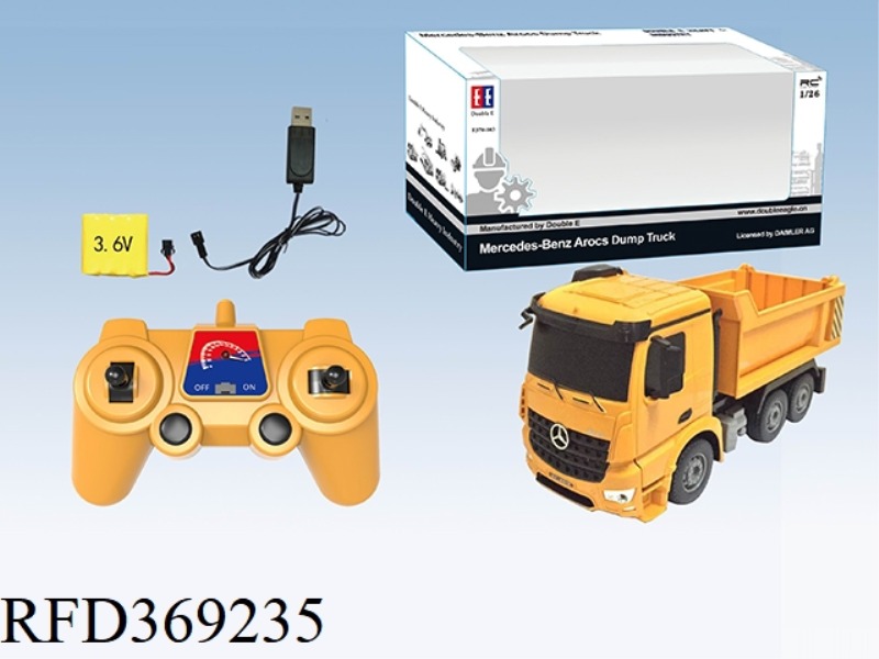 1:26 REMOTE CONTROL ENGINEERING DUMP TRUCK
