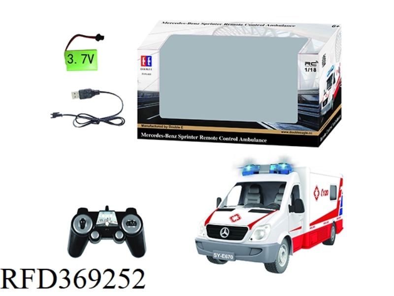 1:18 REMOTE CONTROL AMBULANCE