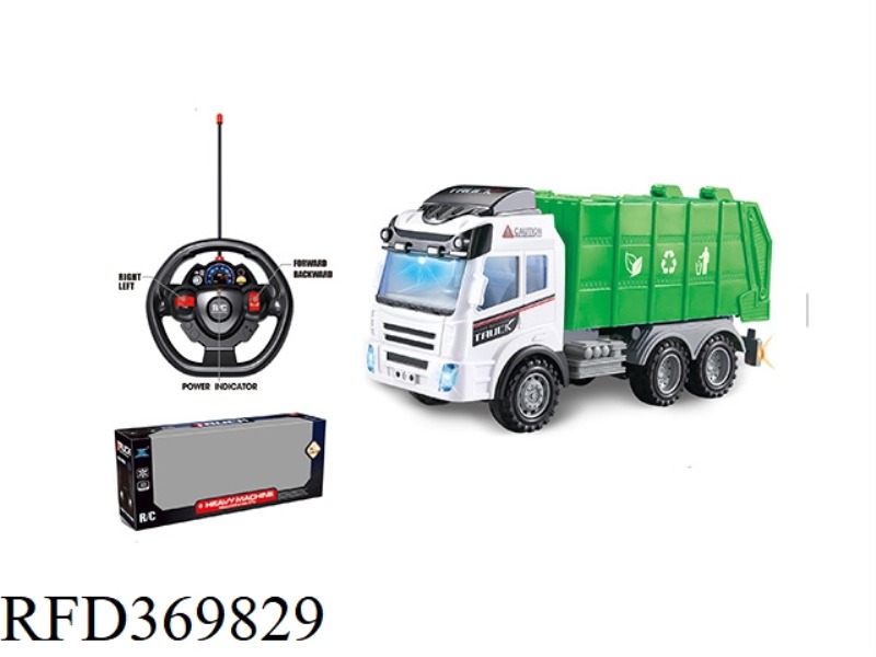 FOUR-WAY ENGINEERING VEHICLE (WITH SIMULATED SOUND)- LIGHT + FORWARD/BACKWARD/STEERING SOUND)