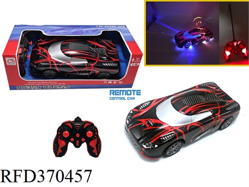 1:14 FOUR-CHANNEL REMOTE CONTROL CAR COLORFUL LIGHTS KOENIGSEGG 27HZ