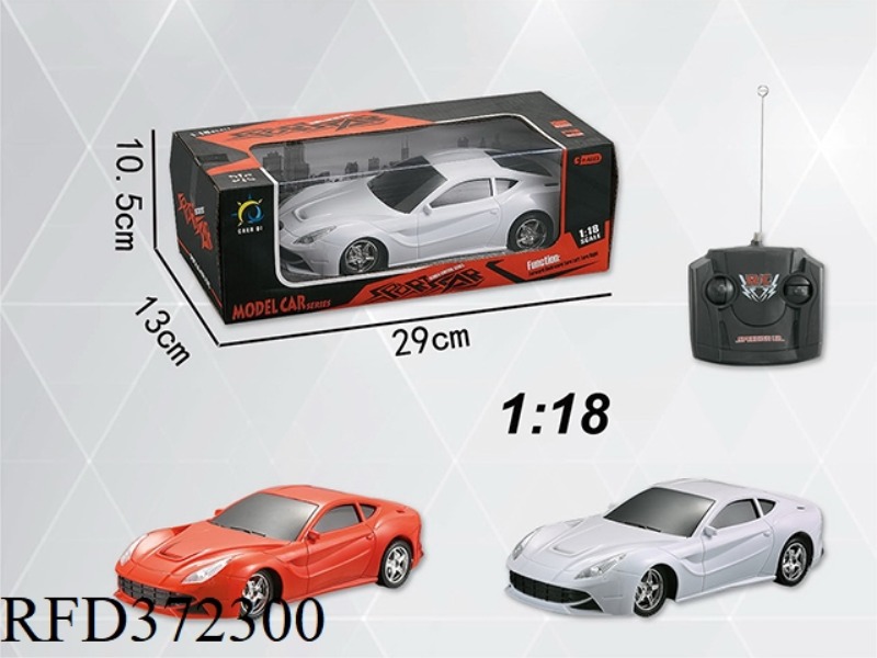 1:18 FOUR-CHANNEL REMOTE CONTROL CAR SIMULATION LIGHT