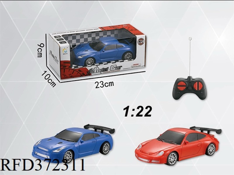 1:22 FOUR-CHANNEL REMOTE CONTROL CAR