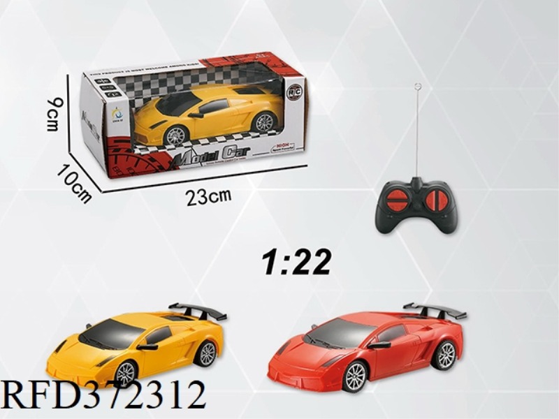 1:22 FOUR-CHANNEL REMOTE CONTROL CAR