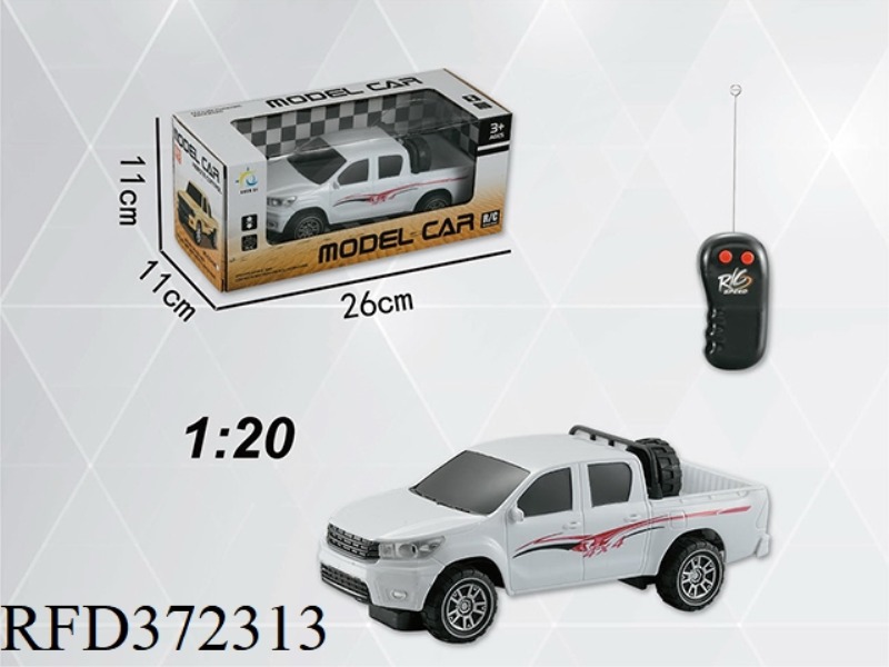 1:20 TWO-CHANNEL REMOTE CONTROL CAR