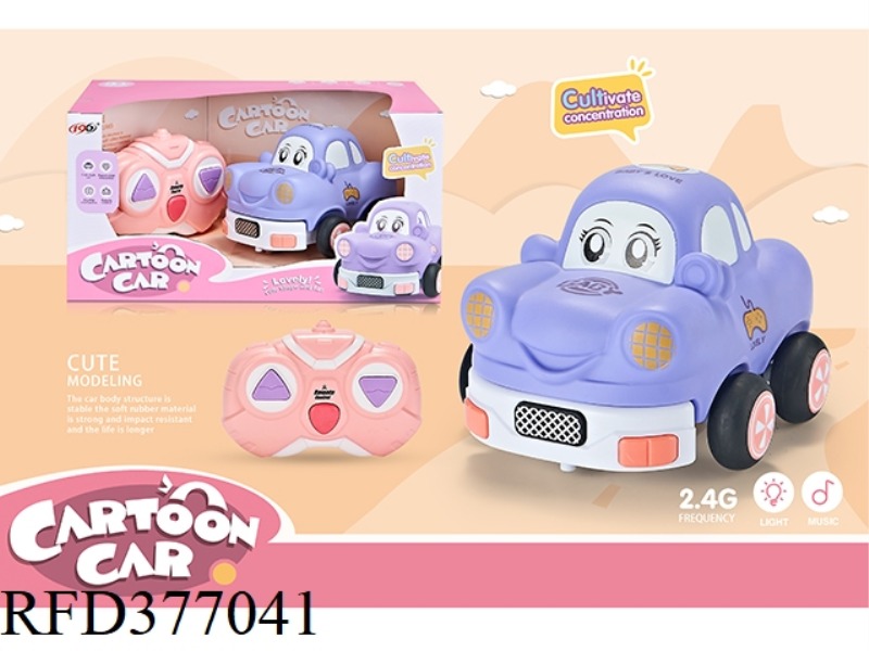 2.4G THREE-WAY REMOTE CONTROL GLUE BEETLE CAR (WITH LIGHTS AND MUSIC)