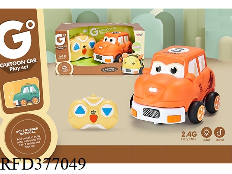 2.4G THREE-WAY REMOTE CONTROL ENAMEL Q VERSION JEEP (WITH LIGHTS AND MUSIC)