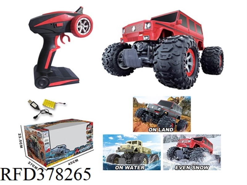 1:12 AMPHIBIOUS 4WD BENZ CLIMBING VEHICLE AMPHIBIOUS WHEEL 2.4G