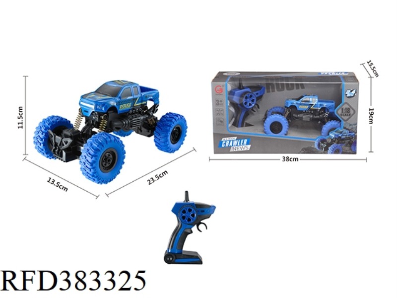 2.4GHZ1:18 FOUR-CHANNEL LIGHT PICKUP TRUCK CLIMBING POLICE CAR (NOT INCLUDE)