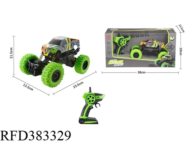 2.4GHZ1:18 FOUR-CHANNEL LIGHT PICKUP WATERMARK CLIMBING CAR (NOT INCLUDE)