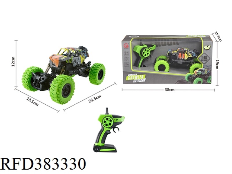 2.4GHZ1:18 FOUR-CHANNEL LIGHT SKELETON WATERMARK CLIMBING CAR (NOT INCLUDE)