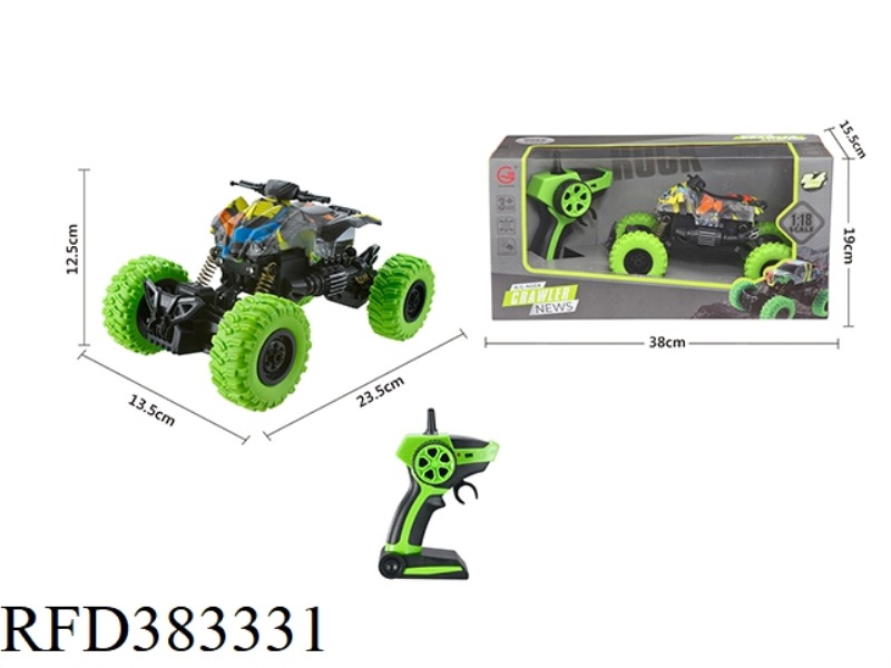 2.4GHZ1:18 FOUR-CHANNEL LIGHT MOTORCYCLE WATERMARK CLIMBING CAR (NOT INCLUDE)