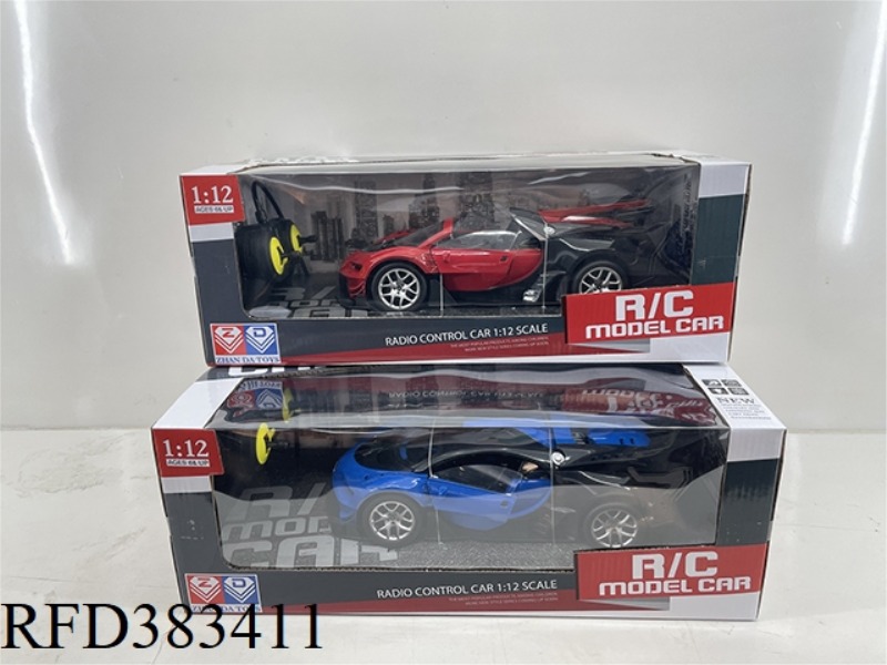 1:12 BUGATTI THREE-DOOR REMOTE CONTROL CAR (INCLUDE)