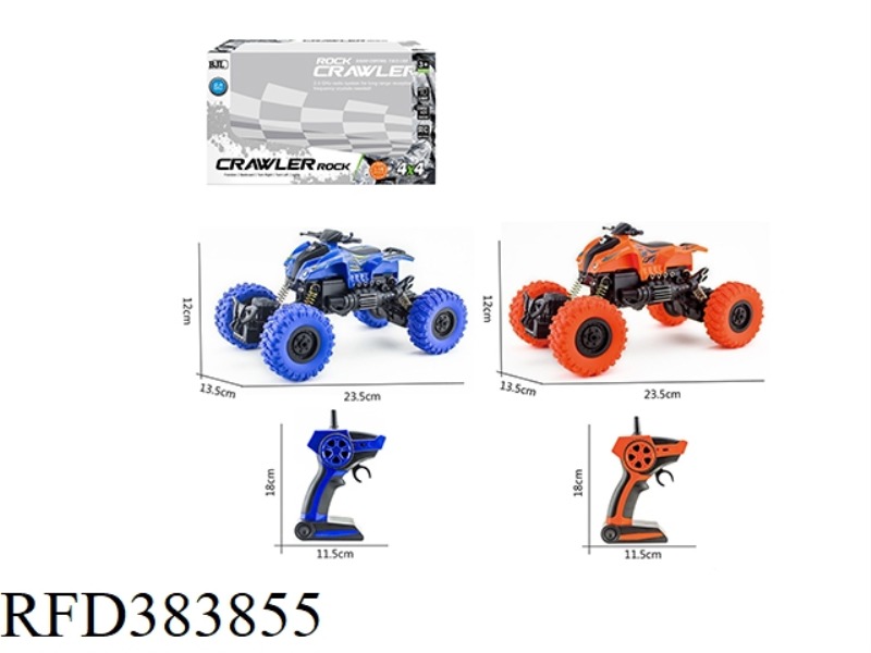 2.4GHZ 1:18 FOUR-CHANNEL LIGHT CROSS-COUNTRY MOTORCYCLE CLIMBING CAR (NOT INCLUDE)