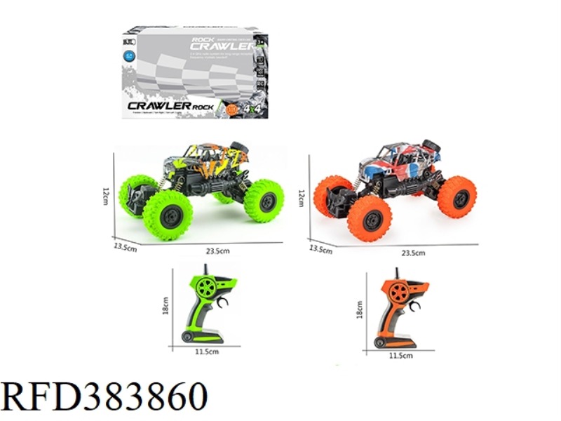2.4GHZ 1:18 FOUR-CHANNEL CROSS-COUNTRY GRAFFITI CLIMBING CAR WITH LIGHTS (NOT INCLUDE)