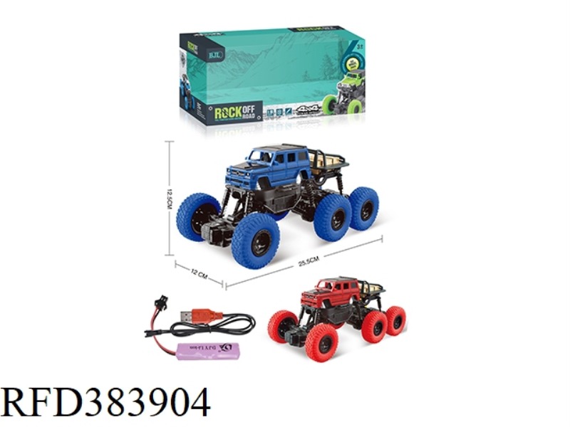 1:16 MERCEDES-BENZ BIG G SIX-WHEELED FOUR-CHANNEL REMOTE CONTROL CLIMBING CAR